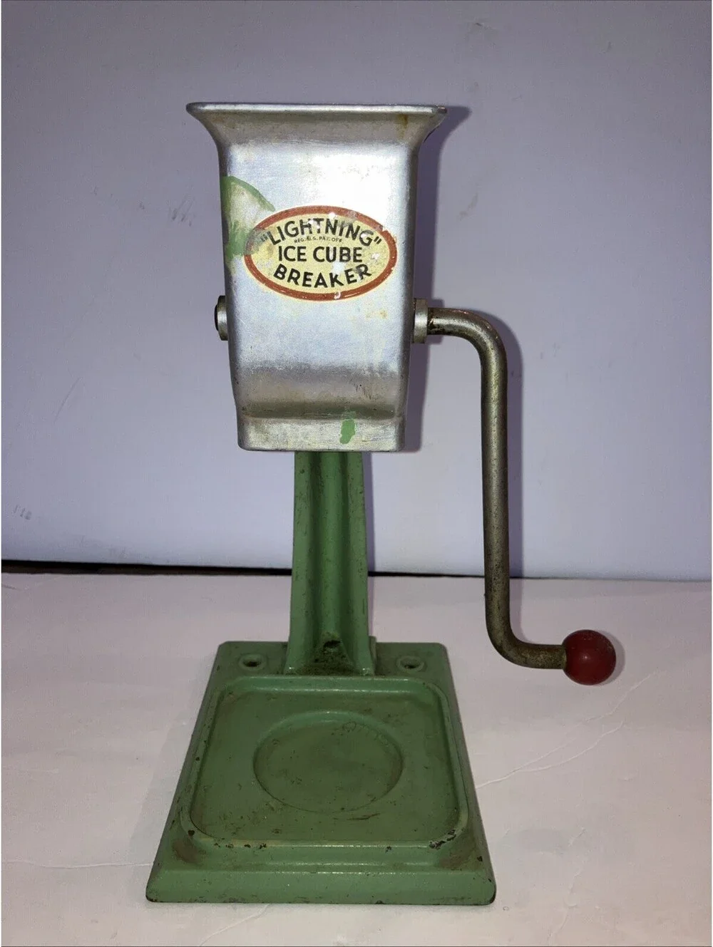 Vintage 1930's Lightning Ice Cube Breaker No 104 North Bros Manufacturing Co